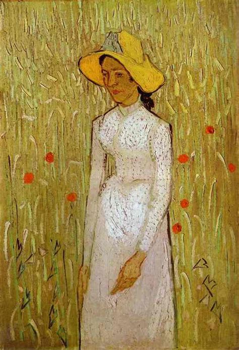 Vincent Van Gogh Art Gallery: Vincent van Gogh art: Girl in White.