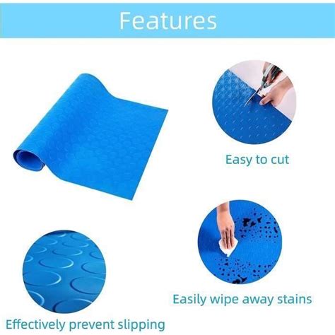 Tapis pour échelle de piscine HAOPYOU Texture antidérapante PVC