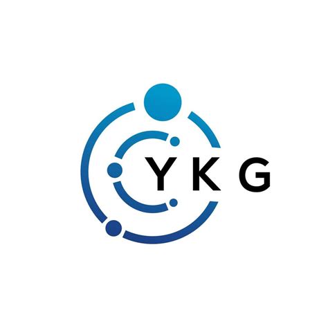 Ykg Letter Technology Logo Design On White Background Ykg Creative