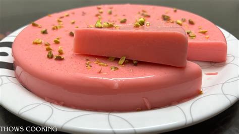 குளிர்ச்சியை கொடுக்கும் சுவையான கடல்பாசி Rose Flavoured Agar Pudding China Grass Pudding