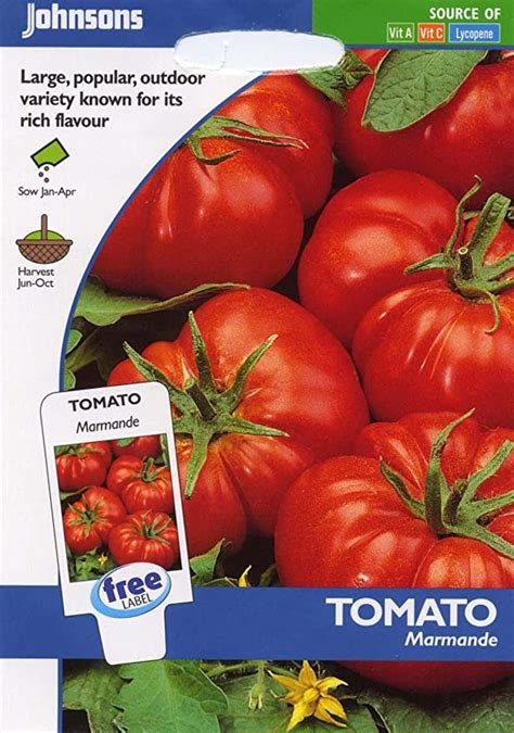 Johnsons Seeds Pictorial Pack Vegetable Tomato Marmande