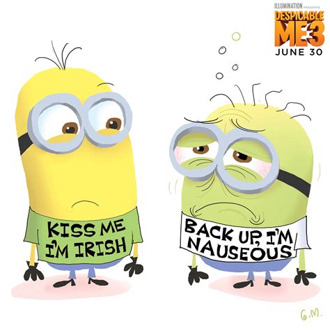 Minions Happy St Patricks Day