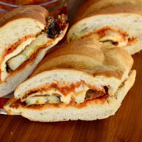 Eggplant Parmesan Sandwich This Italian Kitchen