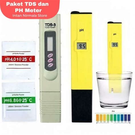 Promo Paket Alat Ukur Ph Meter Tds Tester Digital Air Diskon 20 Di