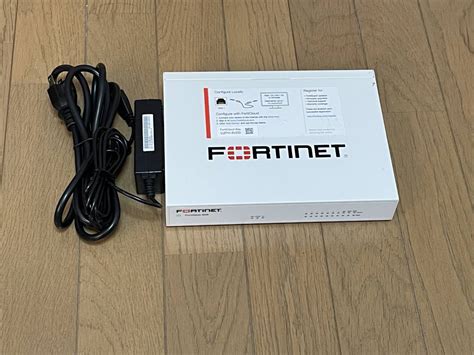 Fortinet フォーティネット Fortigate 60E FG 60E ファイアウォール 初期化済 ACアダプタ付属 ルーター 売買