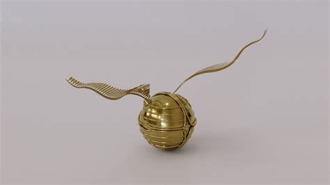 Golden Snitch Harry Potter 3d Model Cgtrader