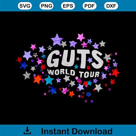 Vintage Olivia Rodrigo Guts World Tour PNG Download | Inspire Uplift