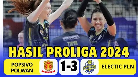 Hasil Proliga 2024 Hari Ini Jakarta Popsivo Polwan Vs Jakarta