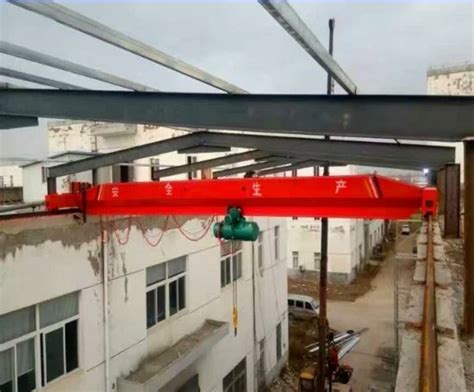 Ton Electric Hoist Factory Use Single Girder Beam Bridge Overhead