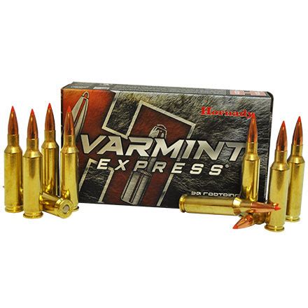 Hornady Varmint Express 22 250 Remington 50 Grain V Max 20 Rounds By