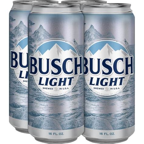 Busch Light Beer - 4pk/16 Fl Oz Cans : Target