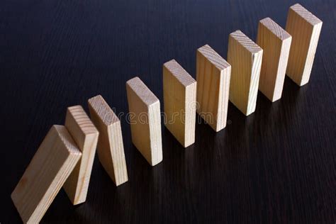 Falling Domino01 Stock Image Image Of Moment Infill 140193395