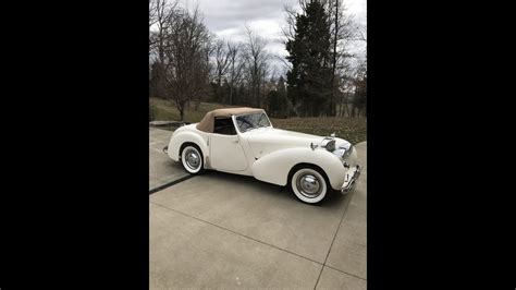 1949 Triumph Tra Roadster At Indy 2019 As F263 Mecum Auctions