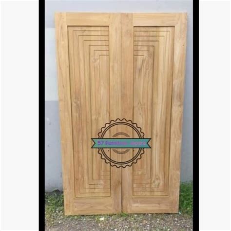 Jual Kusen Pintu Untuk Rumah Minimalis Pintu Simpel Jati Mentahan