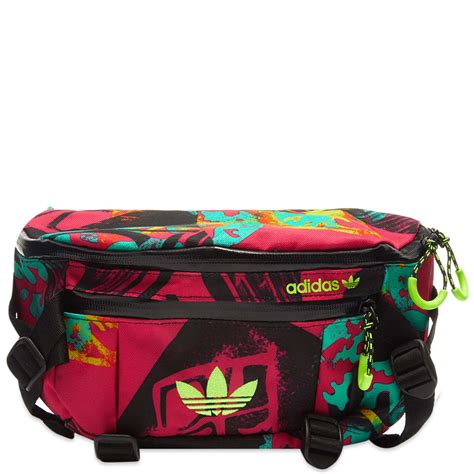 Adidas Adventure Large Waist Bag Multi, Black & Green | END. (ES)