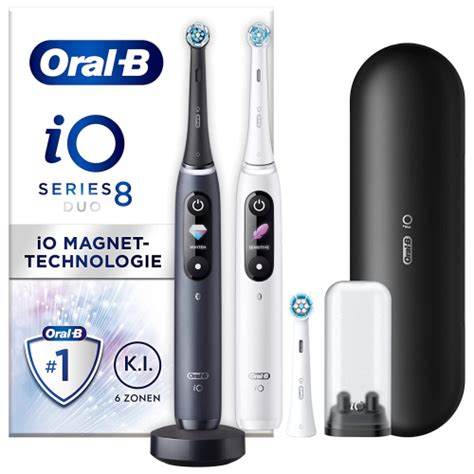 Oral B Io Series Duo White Alabaster Black Onyx Elektrische