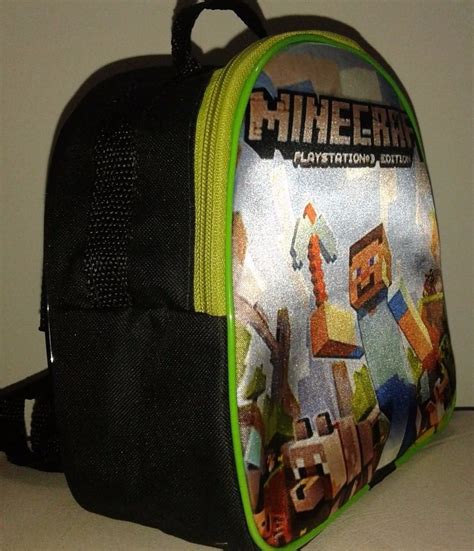 Mochila Rodinha Minecraft Lancheira T Rmica R Em Mercado Livre