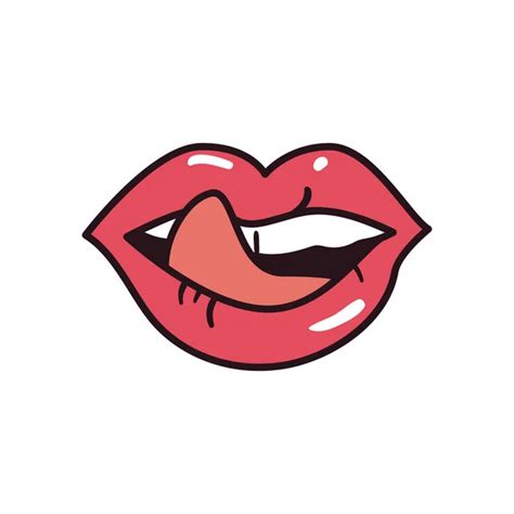 Labios sensuales Imágenes Vectoriales Gráfico Vectorial de Labios