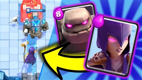 Clash Royale Best Witch Deck Witches Are Overpowered After Update Undefeated Golem Witch Deck