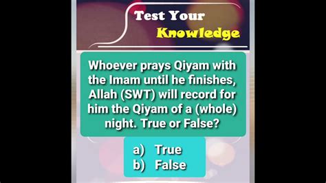 Whoever Prays Qiyam With The Imam Until He Finishes Youtube