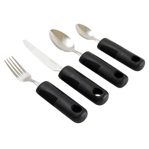 Set de 4 couverts gros manches éco Couverts ergonomiques Tous ergo