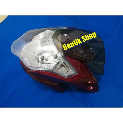 Jual Kedok Lampu Depan Headlamp Reflektor Vixion New Advance Nva Merah