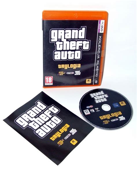 GTA GRAND THEFT AUTO TRYLOGIA 1 2 3 I II III PL 12406705127