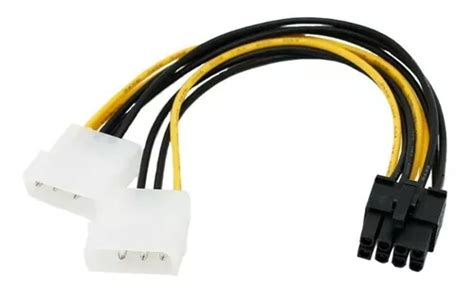 Cabo De Energia Pci E Pinos Para Ide Molex Dual Pinos Mercadolivre