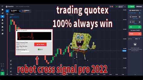 Trading Quotex 100 Always Win Using Robot Cross Signal Pro