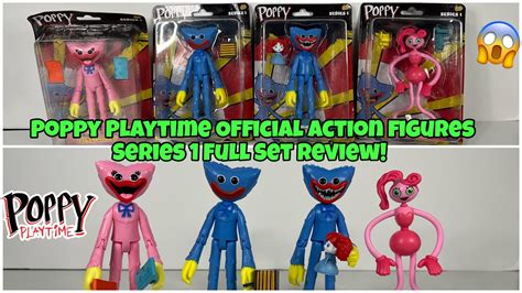 New Official Poppy Playtime Action Figures Series 1 Full Set Review