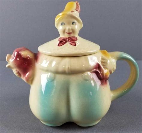 Bid Now Vintage Shawnee Pottery Tom The Pipers Son Teapot January