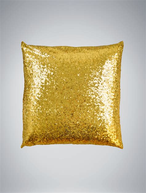 Gold Sequin Pillow