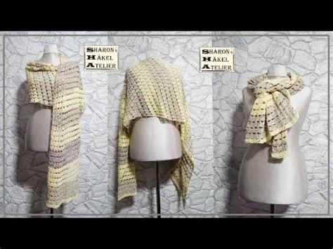 Schal H Keln Stola Linett Schulterw Rmer Crochet Stole Scarf Stola