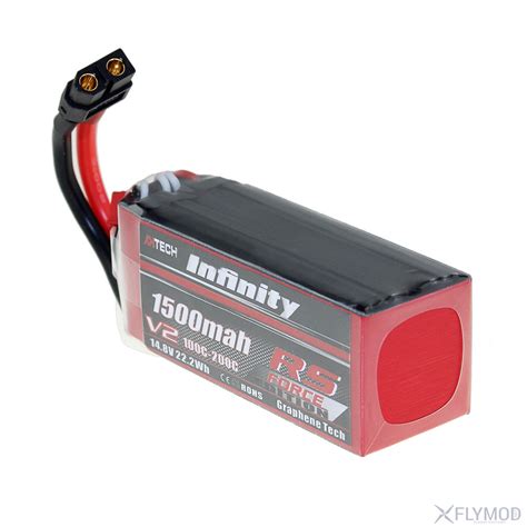 Акумулятор Infinity Force V2 1500 mAh 4S 14 8V 100C LiPo 4S 14 8V 100C