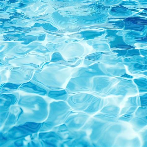 Premium AI Image Swimming Pool Blue Water Surface Background Texture