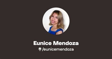 Eunice Mendoza Instagram Facebook Tiktok Linktree