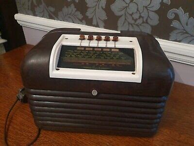 VINTAGE BUSH BAKELITE VALVE RADIO TYPE D A C 10 EBay