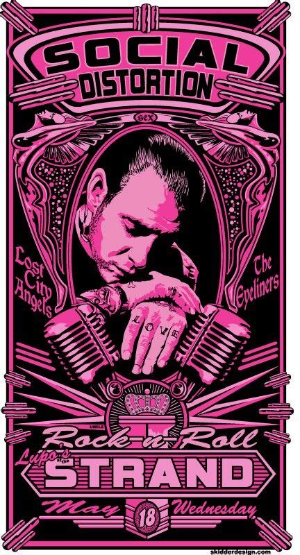 Social Distortion Rock Poster Art Music Poster Ideas Rock Posters