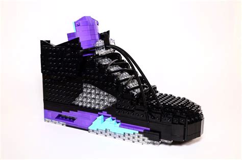 Lego Nike Air Jordan Retro V Black Grape One Of Fifteen C Flickr