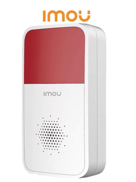 IMOU SIREN ARA10 SW Sirena Inalambrica Con Estrobo Integrado 85 DB