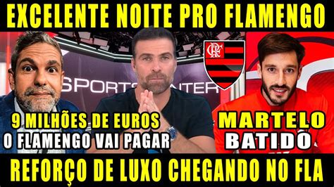 NOITE AGITADA NO FLAMENGO MARTELO BATIDO E REFORÇO DE LUXO MATIAS VINA