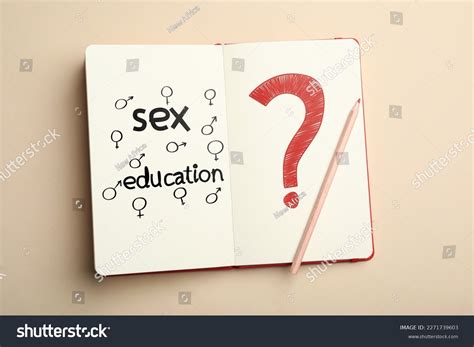 Notebook Text Sex Education Question Mark Stock Photo Shutterstock