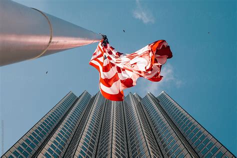 Flag And Building By Stocksy Contributor Stephen Morris Stocksy