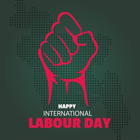 Premium Vector First May Of The International Labor Day Poster And