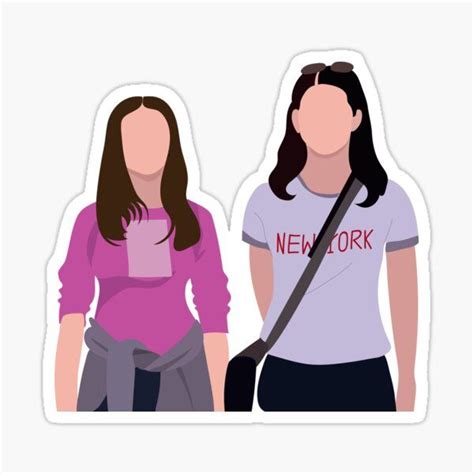 Rory Und Lorelai Sticker Sticker Von TontonX Redbubble Bubble