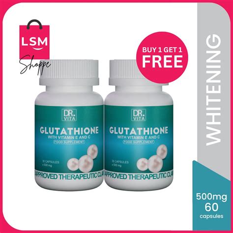 Dr Vita Glutathione With Vitamin E C Buy Get Free Shopee