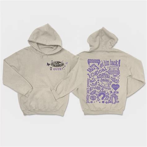 Olivia Rodrigo Guts Tour 2024 Hoodie The Guts World Tour 2024 Sold By