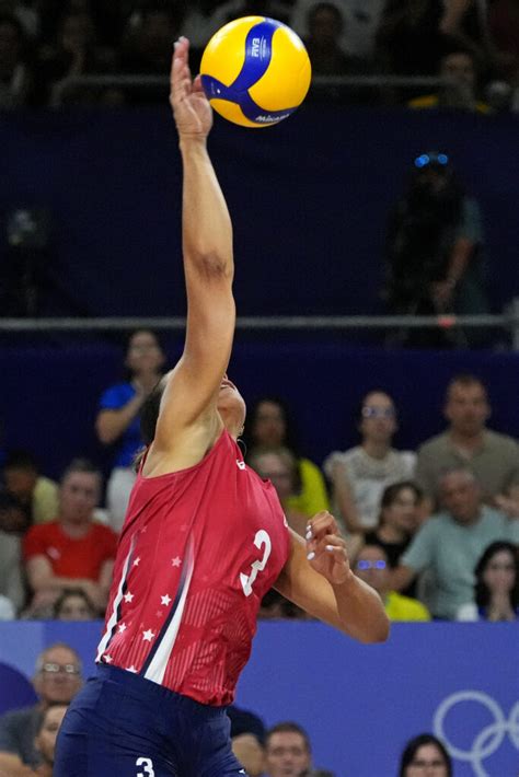 Avery Skinner Helps Lead Usa Volleyball Past Brazil To Gold Medal Match