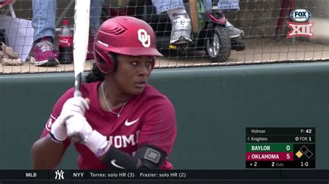 Baylor Vs Oklahoma Softball Highlights Game 3 YouTube