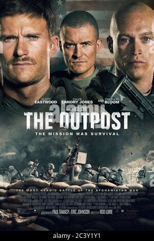 THE OUTPOST, from left: Caleb Landry Jones, Scott Eastwood, 2020. © Screen Media Films ...